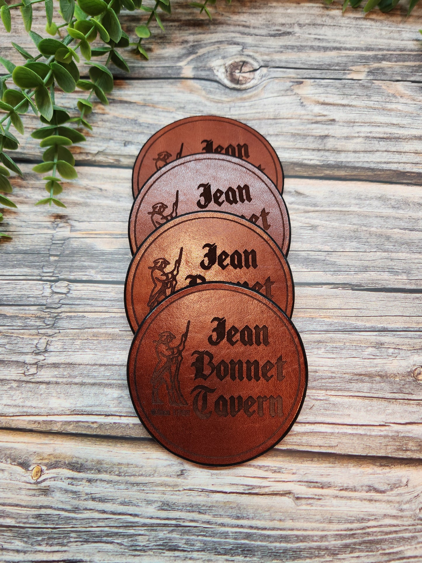 Full Grain Leather Coasters