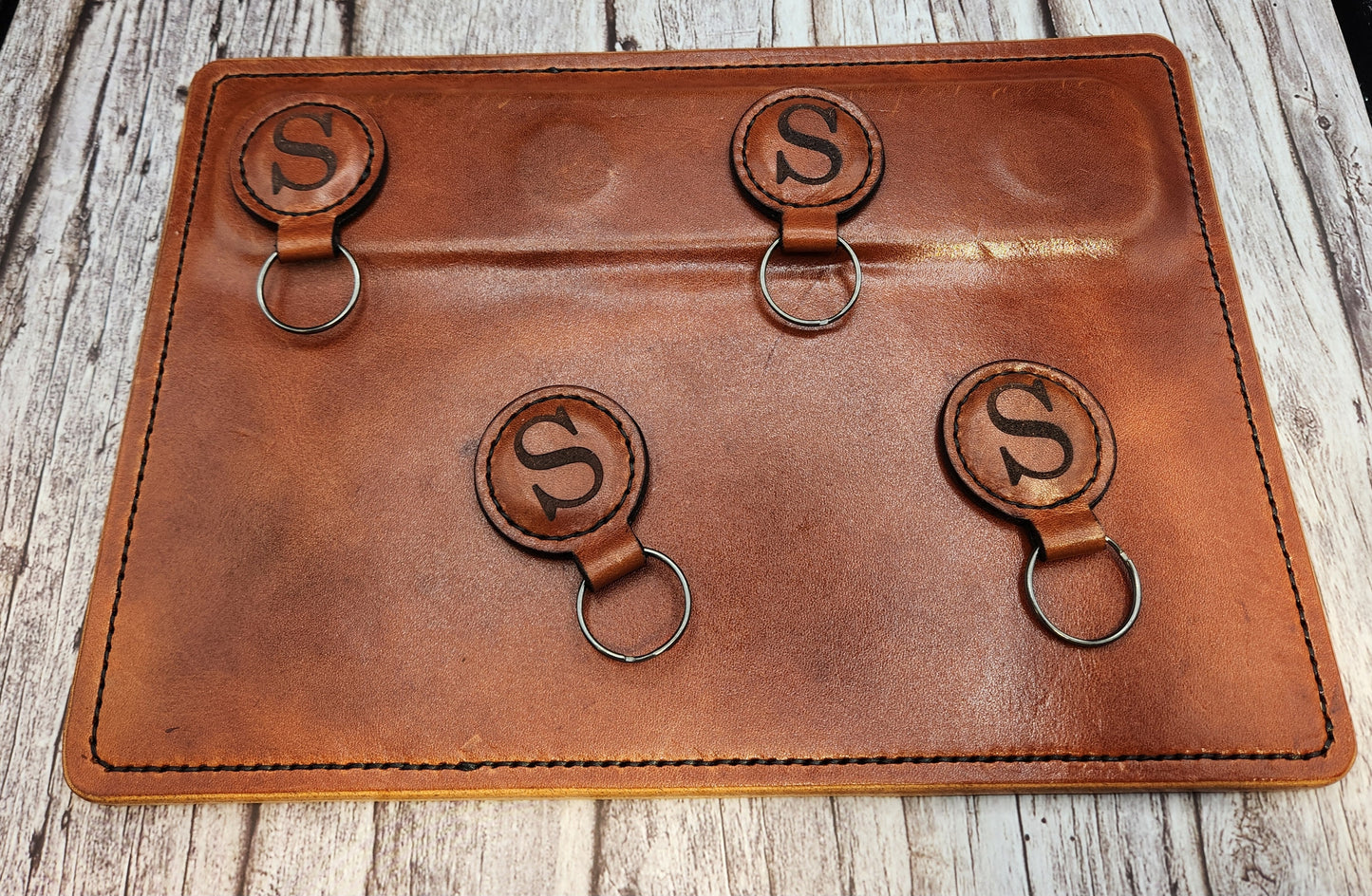 Leather Magnetic Key Station