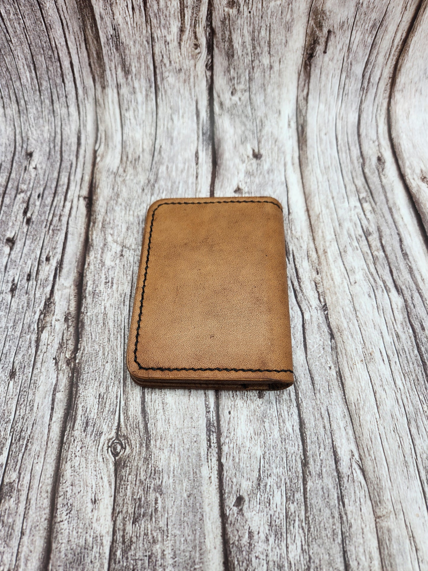 Handmade Full-Grain American Leather Wallet | Personalized Laser Engraving Options And Patriotic Designs | Handmade in the USA