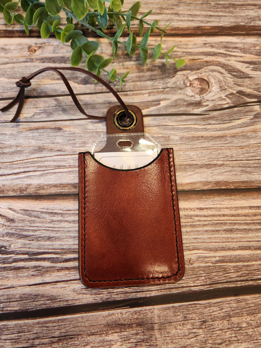 Full Grain Leather Luggage Tags