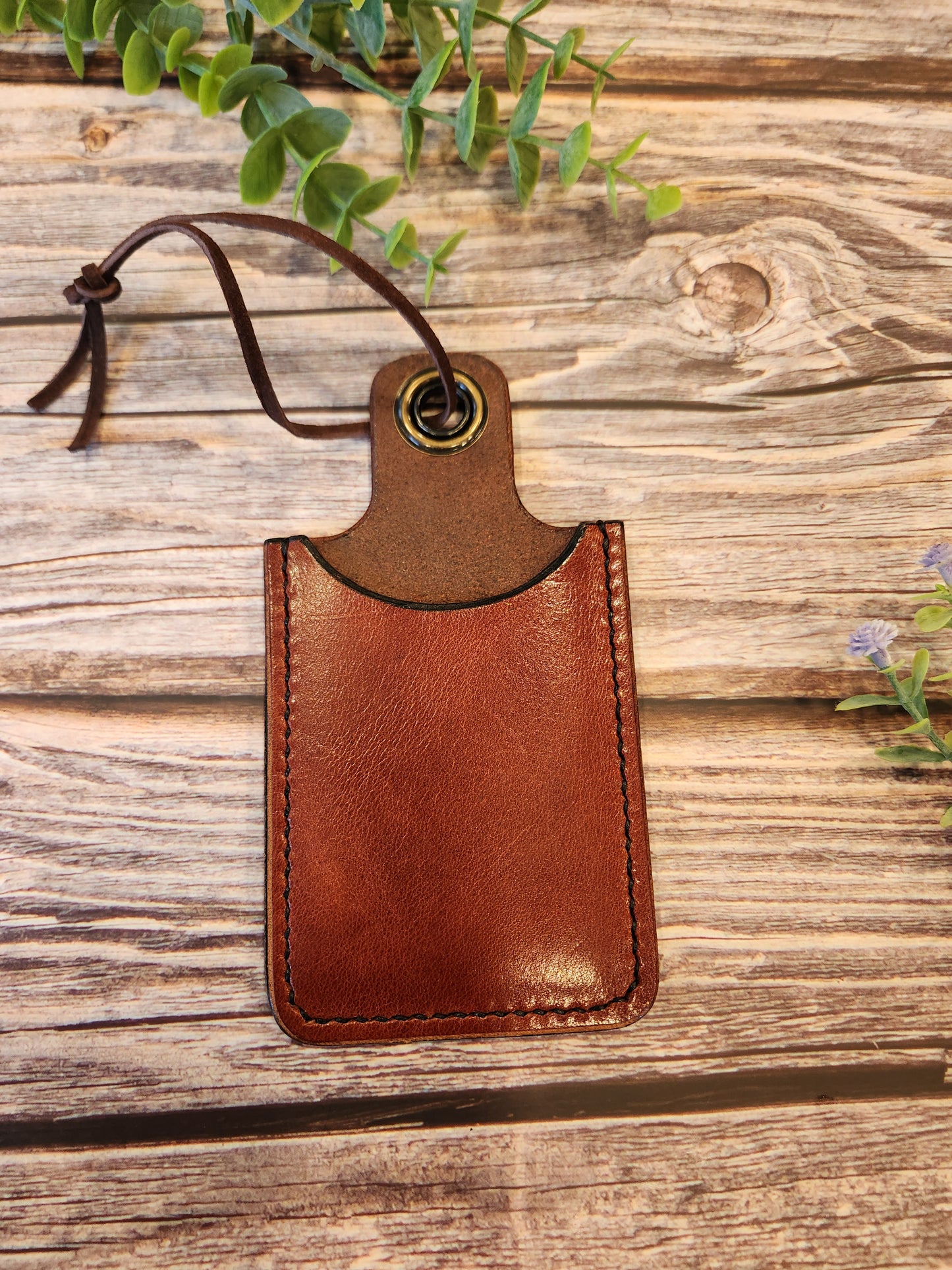 Full Grain Leather Luggage Tags