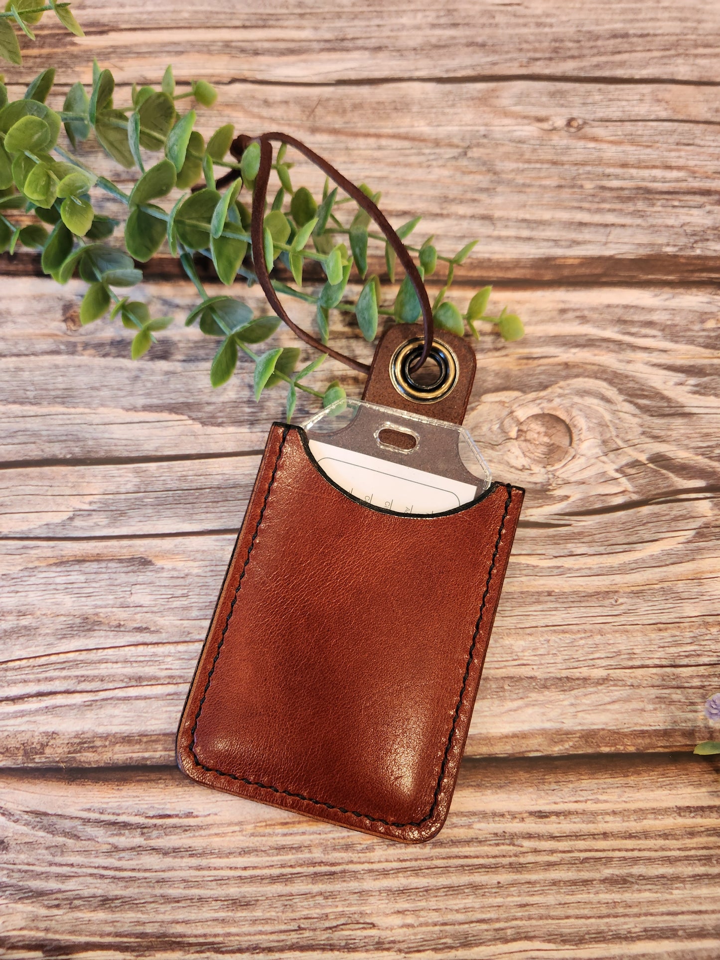 Full Grain Leather Luggage Tags