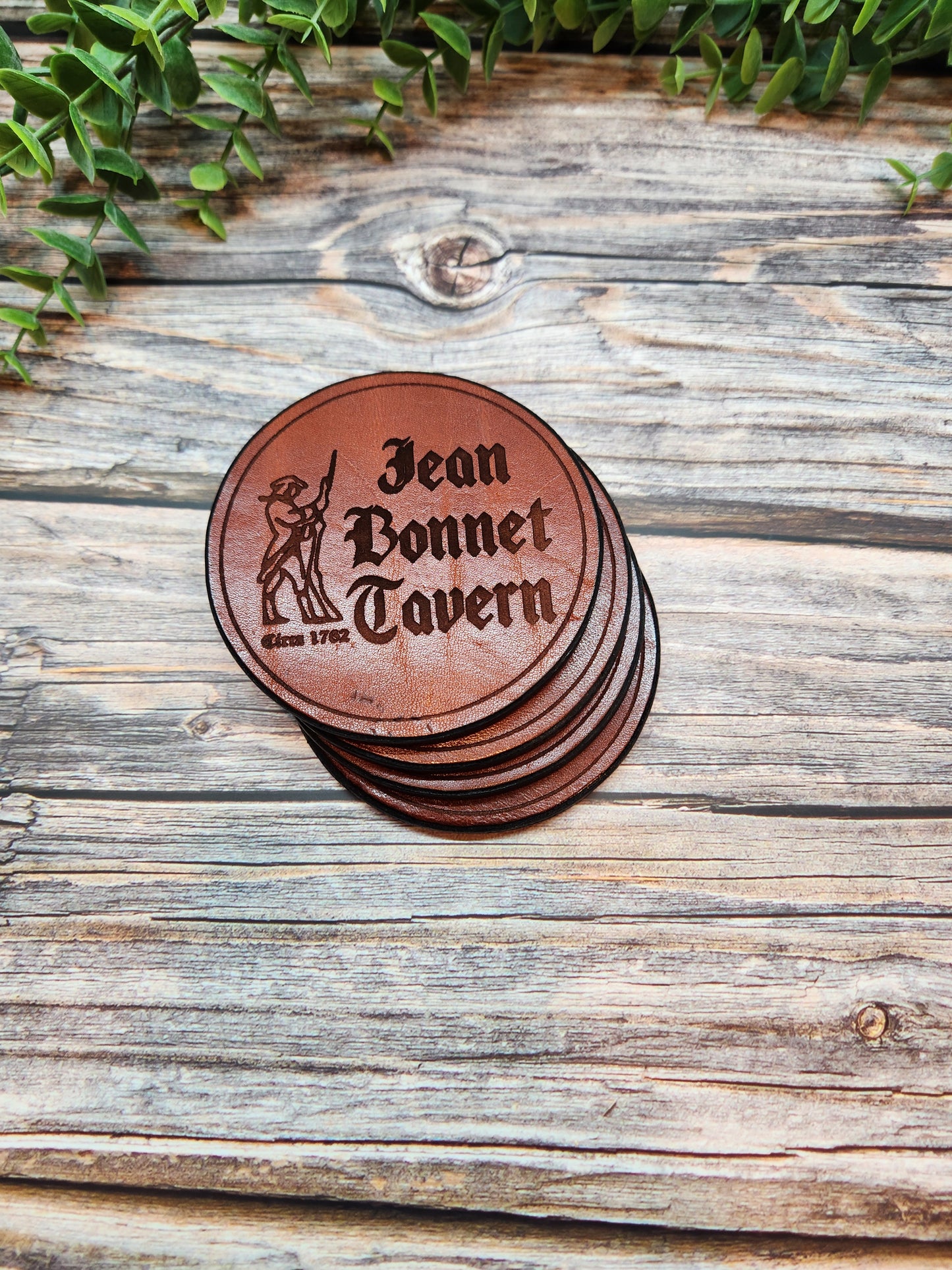 Full Grain Leather Coasters