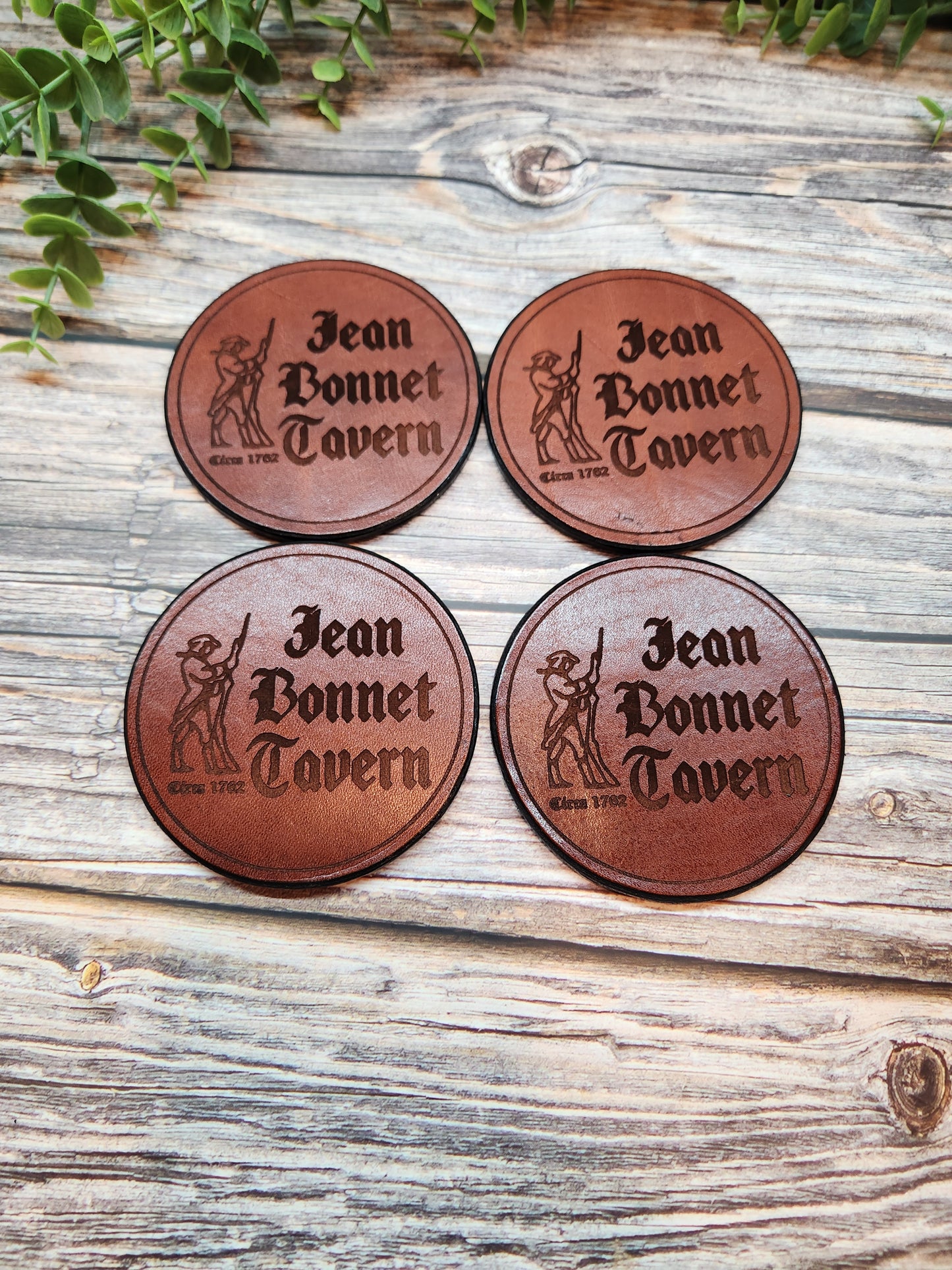 Full Grain Leather Coasters