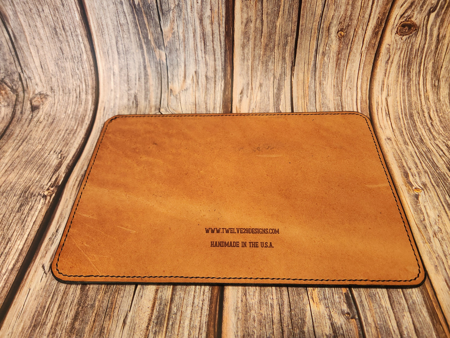 Personalized Full-Grain American Leather, Magnetic Key Station Custom Engraved | Handmade in the USA