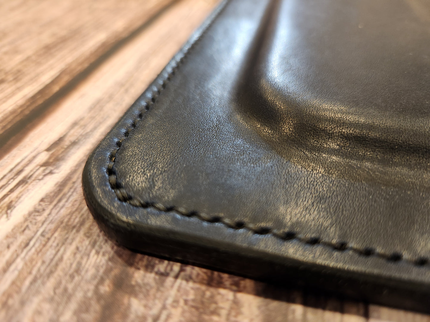 Full-Grain American Leather, Keyboard Mat with Wrist Support + Matching Mouse Pad Set | Handmade in the USA