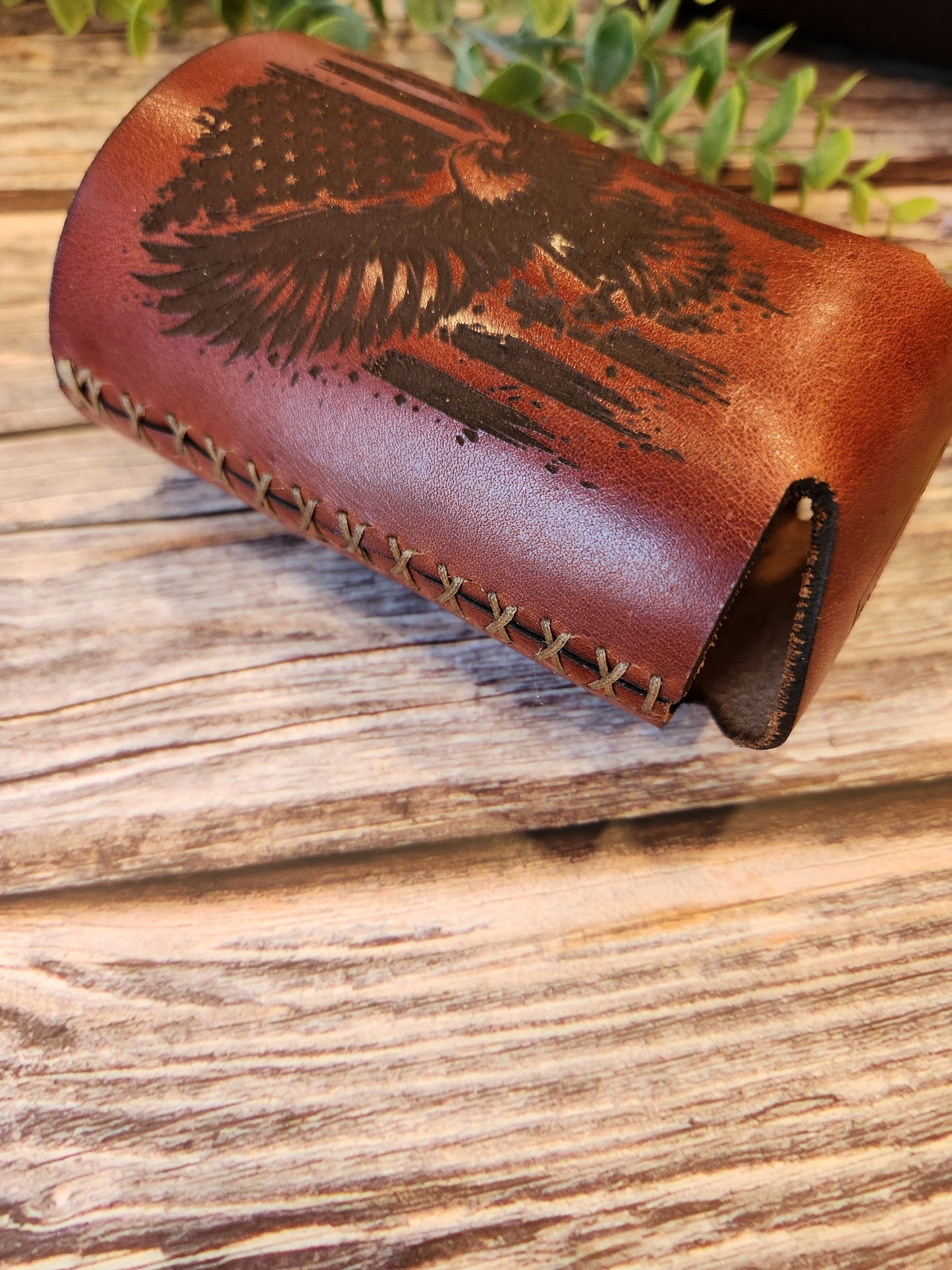 Leather Drink Holder Handmade In The USA