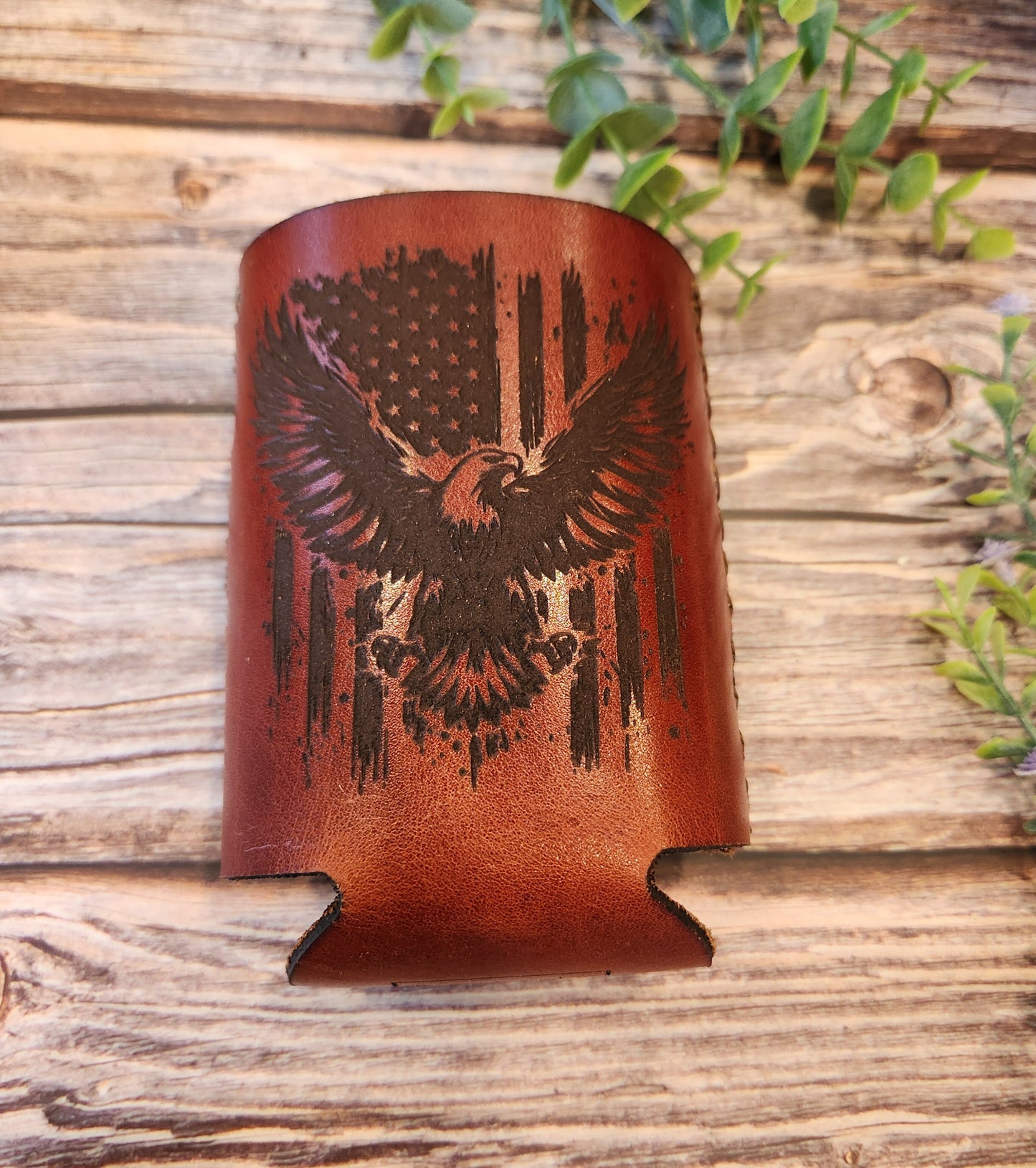 Leather Drink Holder Handmade In The USA